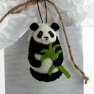 PDF Felt Ornament Pattern, Panda Pattern, Hand Sewing, Felt Craft, DIY Handmade Gift