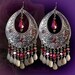 see more listings in the Exotic Bohemian Earrings section