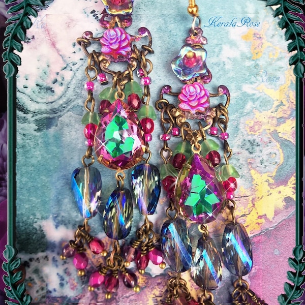 Aurora - Mint Pink Floral