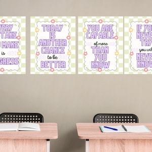 Classroom Decor Motivational Poster Inspirational Motivation Growth Mindset School Printables Classroom Decor Bulletin Board Wall Art