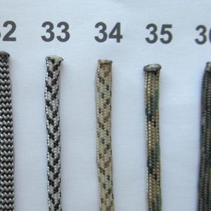 Kids paracord bracelets in unique mixed colors. Many fun NEW 2025 colors! For size measure wrist. Order color number from chart. image 8