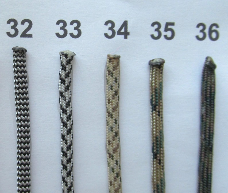 Kids paracord bracelets in unique mixed colors. Many fun NEW 2025 colors! For size measure wrist. Order color number from chart. image 8