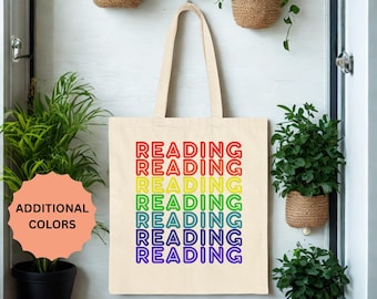 Sac fourre-tout en toile pour amoureux des livres : liseuse, cadeau pour bibliothécaire