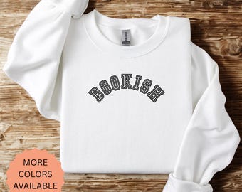 Bookish sweater, boekenliefhebbercadeau, gezellig boekenwurmshirt