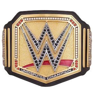 WWE Undisputed Championship Replica Belt: Brass Plates, Cow Leather
