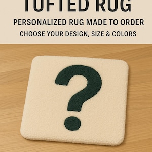 Custom Tufted Rug – Personalized Rug Made to Order | Choose Your Design, Size & Colors