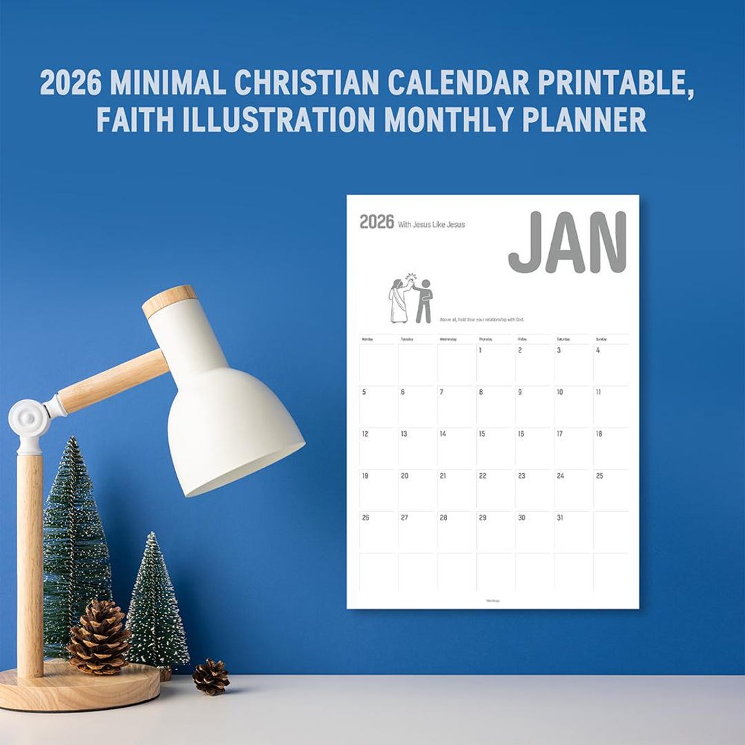 2026 Devotional Monthly Calendar Printable | Christian Life ...