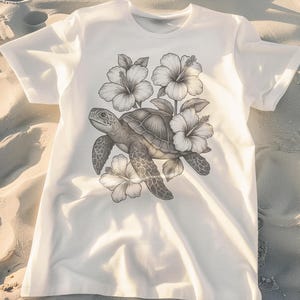 Sea Turtle T-Shirt, Turtle Graphic Tee, Ocean Conservation Gift, Marine Life Shirt, Gift for Ocean Lover, Eco-friendly Tee