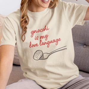 Gnocchi T Shirt, Pasta Shirt, Foodie Gift, Italian Food, Italian Shirt, Chefs Kiss, Gnocchi Board, Gnocchi Shirt