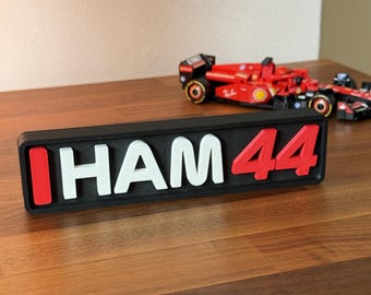 Formula 1 Plate Name Abbreviation | F1 Gift | F1 Personalized Plate | Wall Decor | F1 Enthusiast