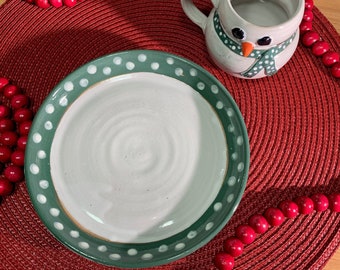 Small Cookie Plates - match snowman scarves