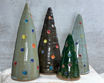 Multi-color Light Christmas Trees