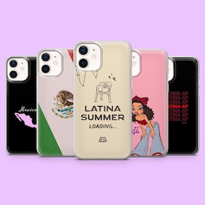 Latina Summer Phone Case Latinx Mexican Cover for iPhone 16Pro, 15, 14, 13, 12, Samsung S25, S24, S23, S22, A16, A56, A55, Pixel 9, 9Pro