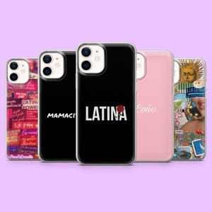 Mexican Latina Phone Case Latinx Cultural Cover for iPhone 16Pro, 15, 14, 13, 12, Samsung S25, S24, S23, S22, A16, A56, A55, Pixel 9, 9Pro