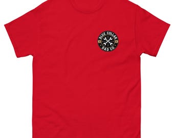 Blue Collar Dad Co. T-Shirt, Strong Dad Graphic Tee