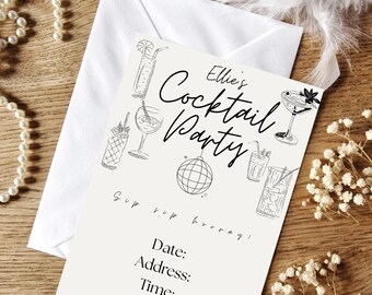 Cocktail Party Invite Template