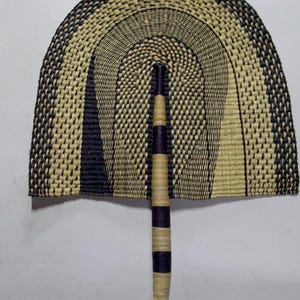 Handwoven Bolga Fan: African Wall Decor, Boho Home Accent