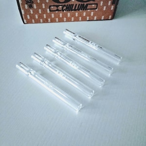 Original Gangster Glass Chillum 5 Pack Tobacco Pipe
