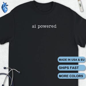 AI-Powered Medical T-Shirt: Innovative Tech Gift for Doctors, Nurses, Healthcare Students & Researchers