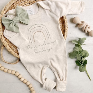 Baby girl outfit gift rainbow newborn outfit rainbow baby gender neutral romper boho rainbow twins outfits simple rainbow baby boy outfit
