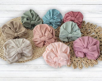 Diademas Turbante Para Bebe Tejido Turbante De Bebé Hecho A Mano