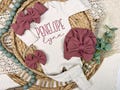 Personalized newborn coming home outfit for baby girl, Custom baby footie, natural
