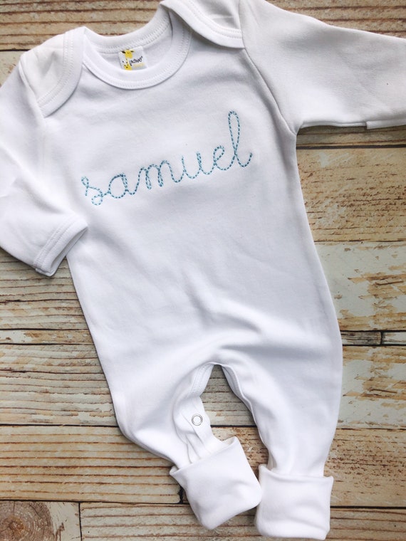 personalized baby boy romper