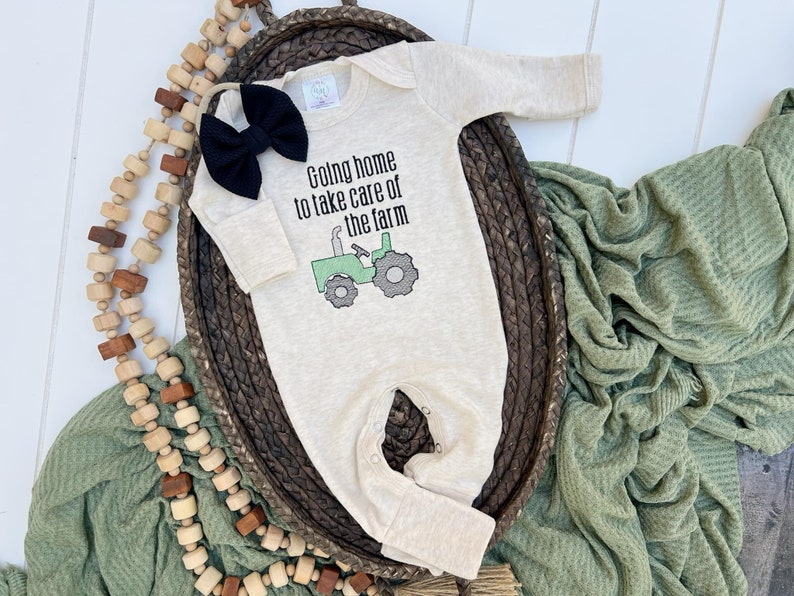 Baby Girl Outfit Cute Going Home Newborn Baby Outfit Cowgirl Farm Girl