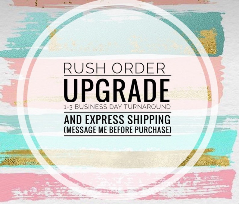 Rush listing Fedex express upgrade please message before purchase image 1