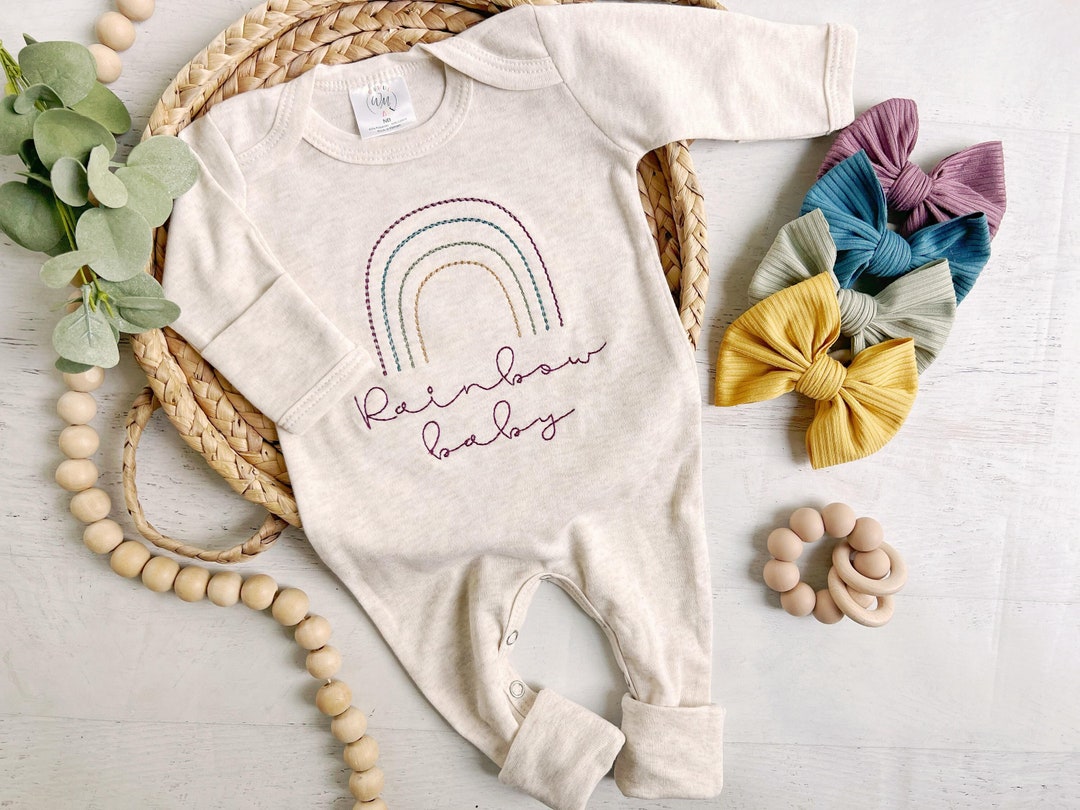Baby Girl Outfit Gift Rainbow Newborn Outfit Rainbow Baby Gender