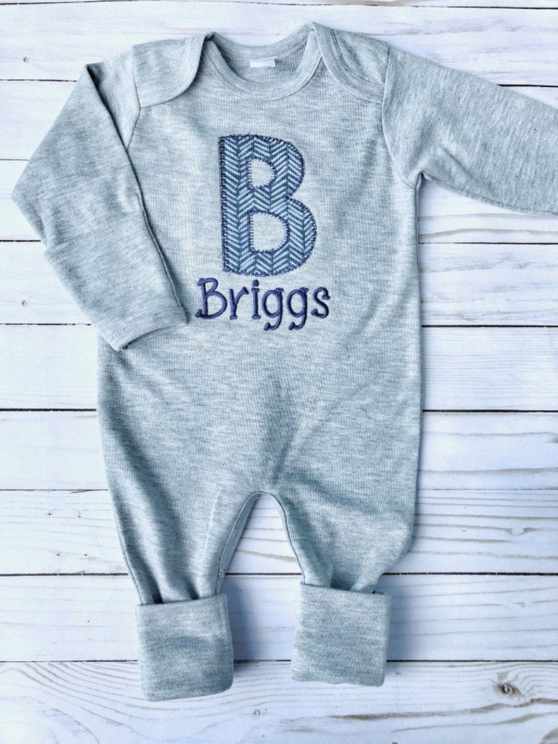 Personalized Baby Romper and Hat Set Custom Infant Boy Coming Etsy
