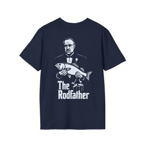 The Rodfather Funny Fishing T-Shirt: Godfather Parody Tee