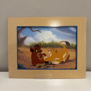 Walt Disney Wall Art Print by Darren Wilson A King is Born Lion