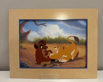 Disney Store Exclusive The Lion King 2 Simba's Pride Commemorative Lithograph