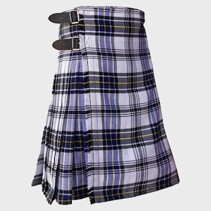 Scottish Handmade Hannay Modern Premium Tartan 8 Yards Kilt For Men - By Kilts Hub
