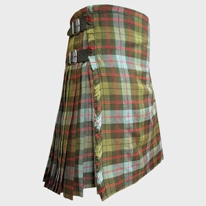 Scottish Handmade Guthrie Weathered Premium Tartan 8 Yards Kilt For Men - By Kilts hub