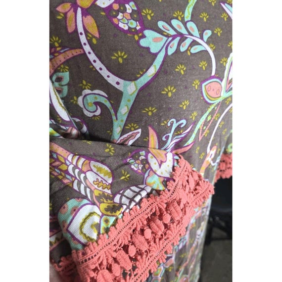 Vtg Judith March Size Small Dress Tropical Bird Embroidered Bell Sleeves  Mini - Etsy UK
