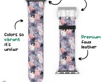 Chinchillas Apple Watch Band, Chinchilla Pet Watch Strap