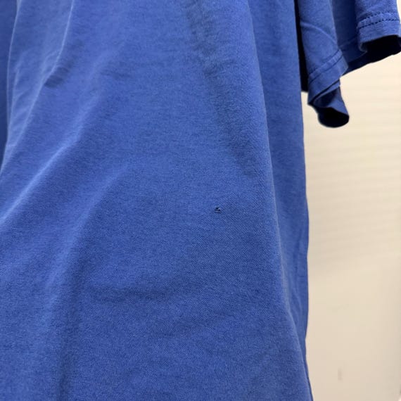Vintage 90’s Nike Blue Cotton Casual Athletic T-S… - image 5