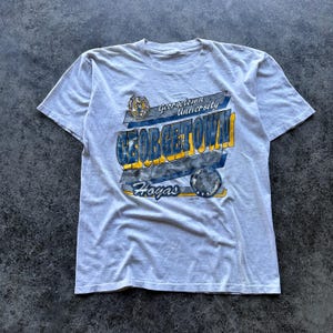 Vintage 1990’s Georgetown University Hoyas Grey T-Shirt