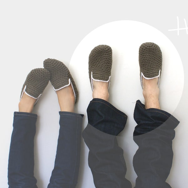 Zijn gehaakte Slippers