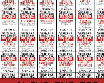 North Pole Christmas Quotes SVG: Family Matching Designs (Digital Download)