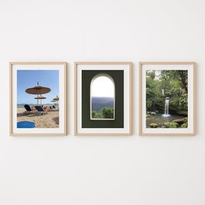 Nature Photo Print Pack – 8 Printable Wall Art JPEGs – Instant Download