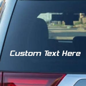 Decalcomanie in vinile personalizzate - Crea la tua decalcomania personalizzata - Auto/finestra/computer portatile/bottiglia/bicchieri/matrimonio/azienda - qualsiasi testo/immagine/logo