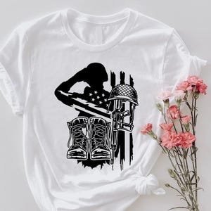 American Flag Veteran T-Shirt: Patriotic Military Appreciation Tee