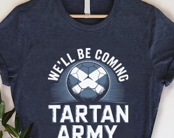 Tartan Army Soccer Shirt,  2026 World Football Fan  Gift Tee
