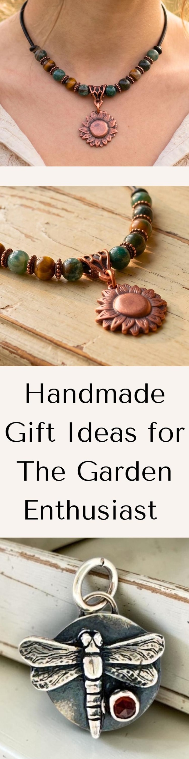 Real Copper Sunlower Necklace Boho Handmade Gift Birthday Women Statement Jewelry Artisan Crafted Vintage Style Nature Inspired Floral image 20