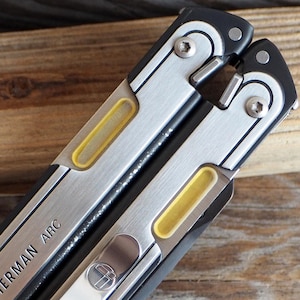 Leatherman ARC Pair of Yellow Thumb Studs // Tight Fit // Custom Made 3D Print