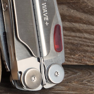 Leatherman Wave+/Charge+ Pair of Red Thumb Studs // Tight Fit // Custom Made 3D Print