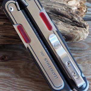 Leatherman ARC Pair of Red Thumb Studs // Tight Fit // Custom Made 3D Print